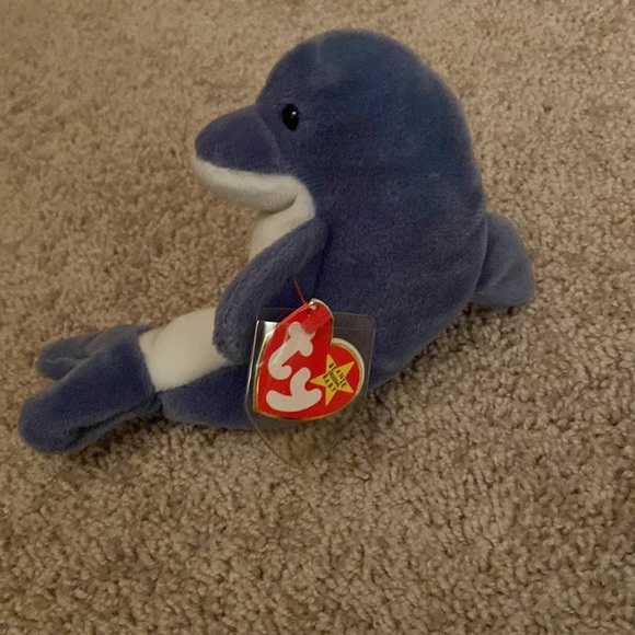 NWT Ty Beanie Baby Echo the Dolphin - Picture 2 of 3